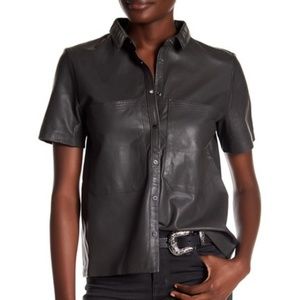 Zadig & Voltaire Leather Shirt